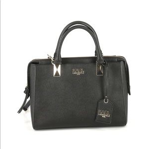Karl Lagerfeld Paris Leather Satchel